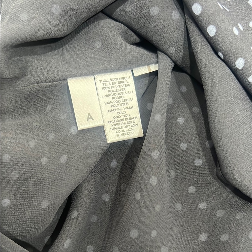LOFT Navy Polka Dot lined Tank Top size XS (3x$15) - Picture 6 of 9